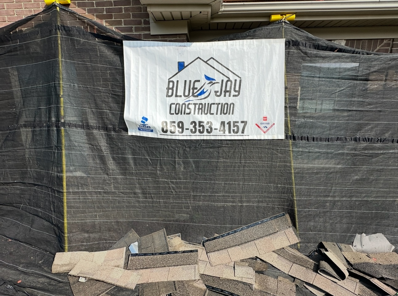 Roof Repair / Roof Replacement with Catch-All System Richmond Kentucky